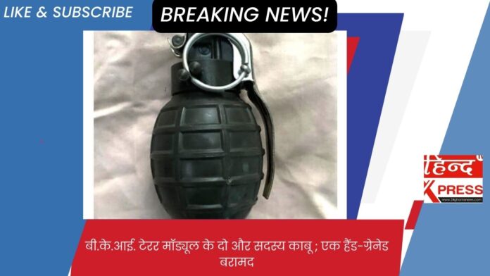 Two more members of BKI terror module arrested; one hand-grenade recovered