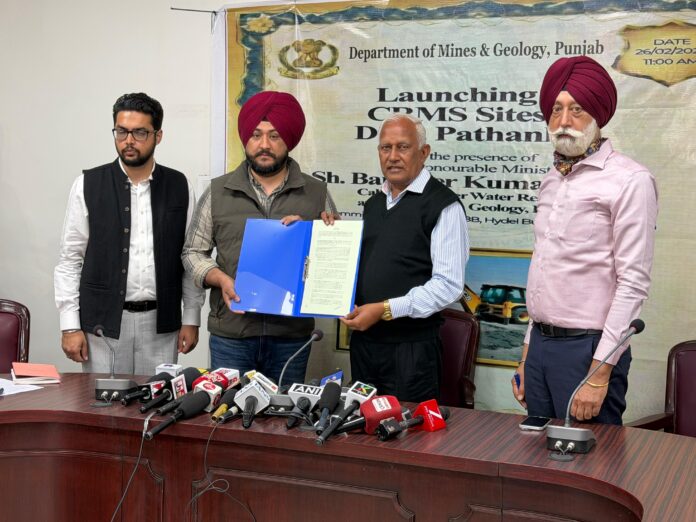 *बरिंदर कुमार गोयल द्वारा पंजाब में क्रशर-ओनर माइनिंग साइटों की शुरुआत*