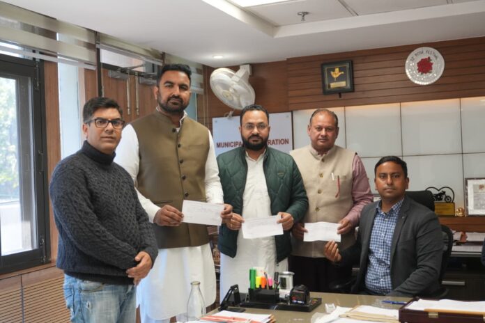 नगर निगम चंडीगढ़ की F&CC कमेटी के लिए भाजपा पार्षदों ने किया नामांकन, सुशासन को मिलेगी मजबूती