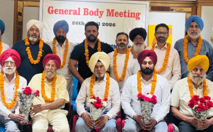 जिला एथलेटिक्स एसोसिएशन मोहाली के पदाधिकारियों का सर्वसम्मति से चयन