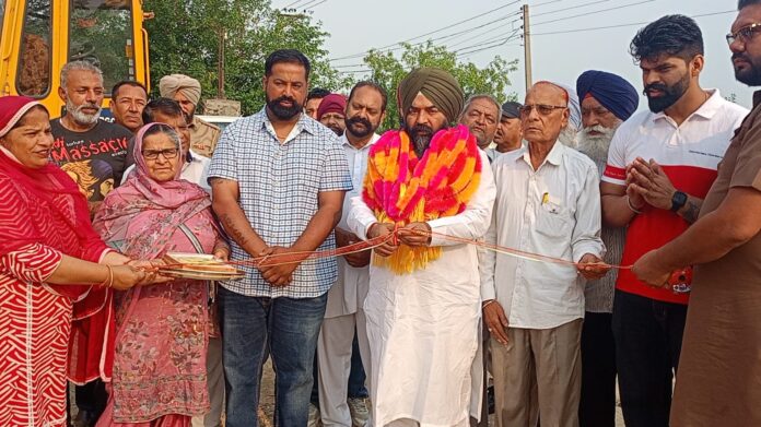 डिप्टी स्पीकर जय कृष्ण सिंह रौड़ी द्वारा गांव मोरांवाली में सड़क का उद्घाटन, विकास कार्यों को मिली नई रफ्तार